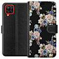 Miniatyrbillede 1 af 3: Samsung Galaxy A12 Tegnebogsetui Blomster