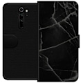 Miniatyrbillede 1 af 3: Xiaomi Redmi Note 8 Pro  Tegnebogsetui Sort marmor