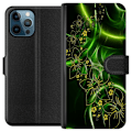 Miniatyrbillede 1 af 3: Apple iPhone 12 Pro Tegnebogsetui Blomster