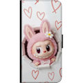 Pikkukuva 3 / 3: Huawei P Smart Z Lompakkokotelo Labubu Sydän Taustakuva Pop Mart Rakkausteema Hahmodesign Suosittu Motiivi Keräilytaideteossarja
