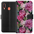 Miniatyrbillede 1 af 3: Samsung Galaxy A20e Tegnebogsetui Blomster