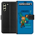 Pikkukuva 1 / 3: Samsung Galaxy S21 FE 5G Lompakkokotelo Minecraft Luolastot