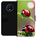 Pikkukuva 1 / 3: OnePlus 7T Lompakkokotelo Leppäkerttu Hyönteinen Onni Symboli Luontoaihe Suosittu Graafinen Motiivi Koristelu Kesäkiertue