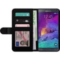 Miniatyrbilde 2 av 3: Kompatibelt Lommeboketui til Samsung Galaxy Note 4 Høstagat beige