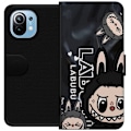 Miniatyrbillede 1 af 3: Xiaomi Mi 11 Tegnebogsetui <nl>Labubu Black Energy - Sort mønster i gade stil