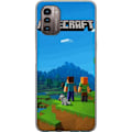 Miniatyrbillede 1 af 3: Nokia G21 Gennemsigtig cover Minecraft Key Art