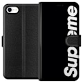 Miniatyrbillede 1 af 3: Apple iPhone 6s Tegnebogsetui Supreme Sort Hvid Streetwear Design Klassisk Modeikon Trend Urban Stil Grafiskt Motiv Populær