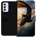 Miniatyrbillede 1 af 3: Samsung Galaxy A82 5G Tegnebogsetui Drage Træner