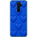 Pikkukuva 1 / 3: Xiaomi Redmi Note 8 Pro  Läpinäkyvä kuori Siniset Sydämet