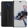 Pikkukuva 1 / 3: Xiaomi Redmi 9 Lompakkokotelo Stitch liikkeessä - Kawaii-suun