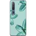 Kompatibelt Mobildeksel til Xiaomi Mi 10 5G Turkise liljer turkis