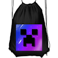 Pikkukuva 1 / 6: Jumppakassi | Kevyt Treenikassi Aikuisille Minecraft musta Aikuinen