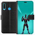 Miniatyrbillede 1 af 3: Huawei P30 lite Tegnebogsetui sort ridder fortnite