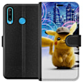 Miniatyrbillede 1 af 3: Huawei P30 lite Tegnebogsetui Detektiv Pikachu