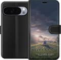 Kompatibel Tegnebogsetui til Google Pixel 11 Pro XL Dødsspillet med bjerge og grøn eng