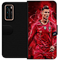 Miniatyrbillede 1 af 3: Huawei P40 Tegnebogsetui Ronaldo Færdigheder - CR7 Design for