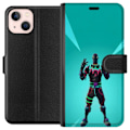 Miniatyrbillede 1 af 3: Apple iPhone 13 Tegnebogsetui sort ridder fortnite
