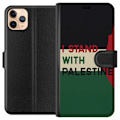 Miniatyrbillede 1 af 3: Apple iPhone 11 Pro Max Tegnebogsetui Stå sammen med Palæstina - solidaritetsdesign med en stærk besked