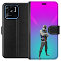 Miniatyrbillede 1 af 3: Xiaomi Redmi 10C Tegnebogsetui sort ridder fortnite