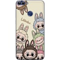 Miniatyrbild 1 av 3: Huawei P smart Genomskinligt Skal Labubu Pastel Collection