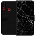 Miniatyrbillede 1 af 3: Samsung Galaxy A20s Tegnebogsetui Marmor
