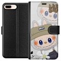 Miniatyrbilde 1 av 3: Apple iPhone 8 Plus Lommeboketui Labubu Minimal Mood - Enkel og stilig monsterdesign