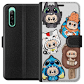 Pikkukuva 1 / 3: Sony Xperia 10 IV Lompakkokotelo Labubu hahmokokoelma - Pop Mart Labubu The Monsters väriluulisessa muotoilussa