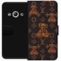 Miniatyrbillede 1 af 3: Samsung Galaxy Xcover 3 Tegnebogsetui Louis Vuitton Teddybjørn Mønster Luksus Mode Design Populært Motiv Mode Trend Luksuriøse Accessories