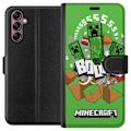 Miniatyrbillede 1 af 3: Samsung Galaxy A14 5G Tegnebogsetui Minecraft Boom
