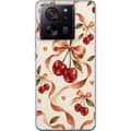 Kompatibelt Mobildeksel til Xiaomi 13T Høstkirsebær beige
