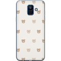 Pikkukuva 1 / 3: Samsung Galaxy A6 (2018) Läpinäkyvä kuori Teddy-tausta - söpöt teddykarhut pehmeällä taustalla