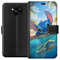 Pikkukuva 1 / 3: Xiaomi Poco X3 NFC Lompakkokotelo Stitch kilpikonnalla - söp