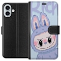 Miniatyrbild 1 av 3: Apple iPhone 16 Plus Plånboksfodral Blue Bunny Labubu
