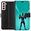 Miniatyrbillede 1 af 3: Samsung Galaxy S21 Tegnebogsetui sort ridder fortnite