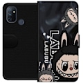 Miniatyrbillede 1 af 3: OnePlus Nord N100 Tegnebogsetui <nl>Labubu Black Energy - Sort mønster i gade stil