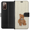 Miniatyrbillede 1 af 3: Samsung Galaxy S20 FE Tegnebogsetui Lille Teddy – klassisk teddy i enkel design