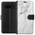 Miniatyrbilde 1 av 3: Samsung Galaxy S10 Lommeboketui Marmor