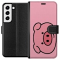 Miniatyrbilde 1 av 3: Samsung Galaxy S22+ 5G Lommeboketui Kawaii Piggy