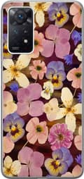 Kompatibelt Mobildeksel til Xiaomi Redmi Note 11 Pro Rosa blomsterblanding rosa