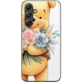Miniatyrbillede 1 af 3: Samsung Galaxy S24+ Gennemsigtig cover Nalle Puh med blomster