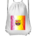 Miniatyrbild 2 av 6: Gympapåse | Lätt Träningsväska för Vuxna FC Barcelona vit Vuxen