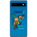Pikkukuva 1 / 3: Google Pixel 6a Läpinäkyvä kuori Minecraft Luolastot