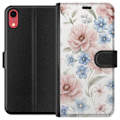 Miniatyrbillede 1 af 3: Apple iPhone XR Tegnebogsetui Romantiske blomster