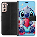 Miniatyrbild 1 av 3: Samsung Galaxy S21 Plånboksfodral Strawberry Stitch
