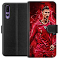 Miniatyrbillede 1 af 3: Huawei P20 Pro Tegnebogsetui Ronaldo Færdigheder - CR7 Design for Ægte Fans