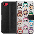Miniatyrbillede 1 af 3: Apple iPhone SE (2022) Tegnebogsetui Labubu Macaron Monster - Nuttet Samlefigur med Stil