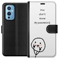 Miniatyrbild 1 av 3: OnePlus 9 Plånboksfodral You Don’t Know My Password – edgy textmotiv med attityd