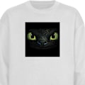 Miniatyrbillede 1 af 3: Sweatshirt til Voksne | Klassisk Collegebluse Sådan træner du din drage hvid M