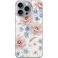 Miniatyrbild 1 av 3: Apple iPhone 16 Pro Max Genomskinligt Skal Romantiska blommor