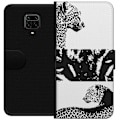 Miniatyrbild 1 av 3: Xiaomi Redmi Note 9S Plånboksfodral Leopard Faces – trendig